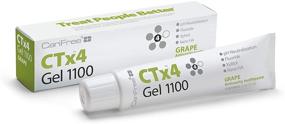 img 3 attached to 🦷 CariFree CTx4 Gel 1100 (Grape): Dentist Recommended Anti-Cavity Toothpaste for Fresh Breath, Moist Mouth, and Cavity Prevention