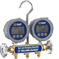 🌡️ yellow jacket 46060 - digital series 41 series manifold: advanced technology for precise hvac pressure measurements logo