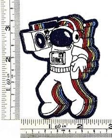 img 1 attached to Astronaut Cosmonaut Spaceman Embroidered Backpack