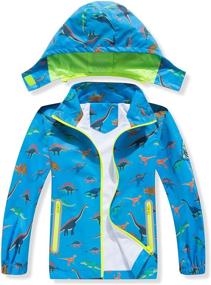 img 3 attached to 🧥 Boys' Detachable Lightweight Waterproof Raincoats Windbreaker Jackets & Coats