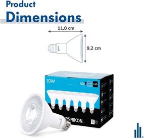 img 2 attached to 💡 Enhanced Illumination: HyperSelect PAR30 Dimmable Light Bulb - 2700K Warm White Glow