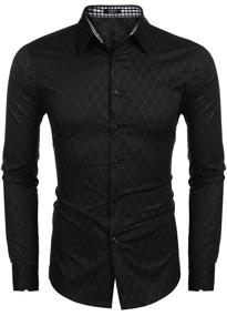 img 3 attached to 👔 Stylish and Versatile COOFANDY Business Sleeve Casual XXX Large Men's Clothing for the Modern Gentleman