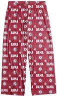 🔴 ultimate alabama crimson scatter pattern pajama: trendy and comfortable men's clothing logo