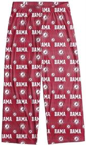 img 2 attached to 🔴 Ultimate Alabama Crimson Scatter Pattern Pajama: Trendy and Comfortable Men's Clothing