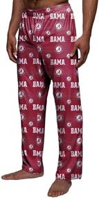 img 1 attached to 🔴 Ultimate Alabama Crimson Scatter Pattern Pajama: Trendy and Comfortable Men's Clothing