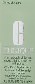 img 3 attached to 💦 Hydrate and Rejuvenate: Clinique Dramatically Different Moisturizing Lotion+ with Pump (4.2 oz / 125 ml) for Very Dry to Dry Combination Skin