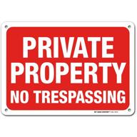 🚫 trespass warning sign for private properties logo