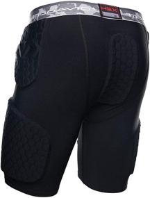 img 3 attached to 🩲 Ultimate Performance: McDavid Compression Padded Shorts with HEX Pads for Men and Women in Football, Lacrosse, Hockey, Basketball, and Snowboarding