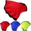 waterproof webbed swimming gloves - 3 pairs aquatic gloves for men women, hand paddles fingerless aqua flippers gloves for swim training, diving, surfing, pool exercise (3 colors) logo