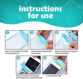 img 3 attached to Universal Waterproof Cellphone Underwater IPhone Cell Phones & Accessories