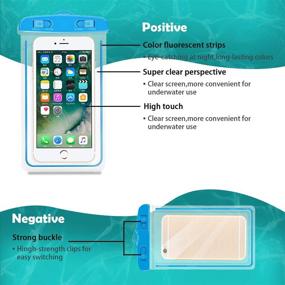 img 1 attached to Universal Waterproof Cellphone Underwater IPhone Cell Phones & Accessories