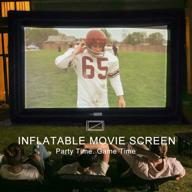 🎥 vivohome 20ft inflatable mega movie projector screen for indoor and outdoor use with carry bag for front and rear projection logo