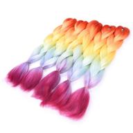 silike kanekalon braiding extensions 5 rainbow logo