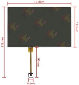 img 2 attached to 🔍 Качественная 8-дюймовая сенсорная панель для центральной консоли Ford Lincoln Sync 2 с системой навигации (Модель: LQ080Y5DZ03)