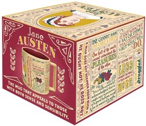 img 3 attached to Discover the Charm of Jane Austen: A Coffee Mug with Her Most Beloved Quotes and Depictions - Presented in a Whimsical Gift Box