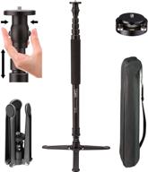 📷 vidpro 70-inch 5-section venturemaxx professional monopod, supports up to 45 pounds logo