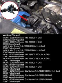 img 3 attached to Thermostat Housing with Sensor and Gasket for Mini Cooper R55 🔧 R56 R57 Countryman (2007-2013) - Part# 11 53 7 534 521 902-812