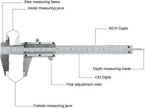 img 2 attached to Stainless Professional Micrometer Measuring Measurements