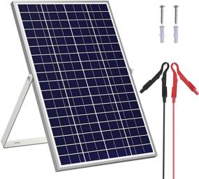 img 4 attached to 🌞 SOLPERK 30W/24V Solar Panel: Efficient Trickle Charger for Automotive, Motorcycle, Boat, ATV, Marine, RV, and More