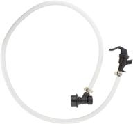 🍺 high-quality ball lock cornelius beer keg line assembly - 3/16 x 40in tubing, picnic faucet, and mfl liquid disconnect - conveniently preassembled for easy setup logo