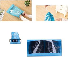 img 2 attached to Dust Proof Breathable Travel Organizer Boots Travel Accessories in Shoe Bags
