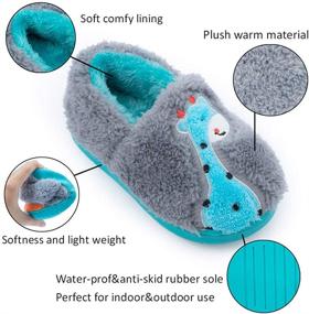 img 3 attached to 👦 Boys' Lightweight Microfiber Cushioned Slippers: Unparalleled Comfort and Style