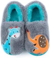 👦 boys' lightweight microfiber cushioned slippers: unparalleled comfort and style logo