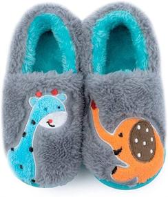 img 4 attached to 👦 Boys' Lightweight Microfiber Cushioned Slippers: Unparalleled Comfort and Style