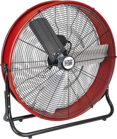 img 4 attached to 🌀 Maxx Air Industrial Grade Air Circulator: Optimal Cooling Solution for Garage, Shop, Patio, Barn Use (Dark Red, Narrow Body)