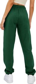 img 2 attached to 🔥 Warm and Comfy Women's Fleece Sweatpants: High Waisted Baggy Pants with Pockets for Fall - EFAN Oversized Joggers for Lounge or Jogging