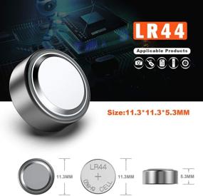 img 3 attached to 🔋 20 Pack of LR44 AG13 303 357 SR44 - Premium Alkaline Button Cell Battery 1.5 Volt – Ideal for Watches, Clocks, Remotes, Games Controllers, Toys & Electronic Devices