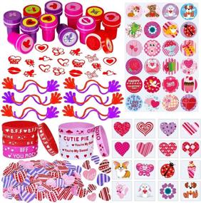 img 4 attached to 💌 Valentine's Day Bracelets Variety Pack for Classroom