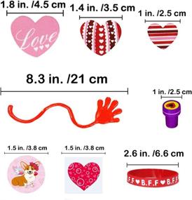 img 3 attached to 💌 Valentine's Day Bracelets Variety Pack for Classroom