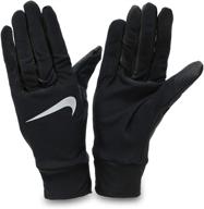 🏃 nike men's dry tech lightweight running gloves: ultimate performance and comfort for athletes logo