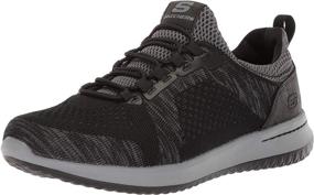 img 4 attached to 👟 Stylish and Comfortable: Discover the Skechers Relaxed Fit Delson Brewton Sneaker Black!