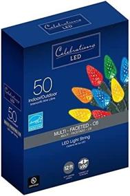 img 2 attached to 🎉 Celebrations 47825-71 C6 LED Light Set - 12ft, 50 Multi-Color Lights