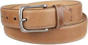 img 3 attached to Izod Men's Natural Leather Belts: Superior Style and Quality