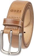 izod men's natural leather belts: superior style and quality logo