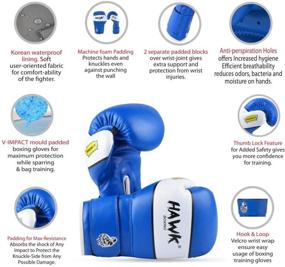 img 2 attached to Youth Boxing Gloves for Kids - Ideal for Punching Bag, Kickboxing, Muay Thai, MMA Training, and Sparring