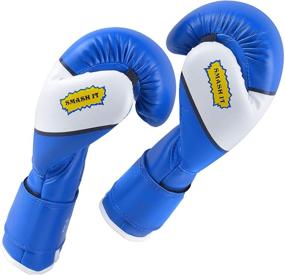 img 1 attached to Youth Boxing Gloves for Kids - Ideal for Punching Bag, Kickboxing, Muay Thai, MMA Training, and Sparring