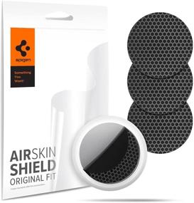 img 4 attached to 📱 Спиген защитная пленка для AirTag [AirSkin Shield] - Черный Хекса (2021) [4 передняя]