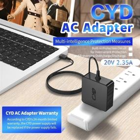 img 2 attached to 🔌 CYD 65W 20V 3.25A Laptop Charger for Lenovo E431 E440 E450 E531 E540 E550 E555 L450 L540 S431 Ideapad S210 S500 U330 U430 U530 Z410 Z510 Flex 3 2 10 11 14 15 Y40 - Reliable Power Supply