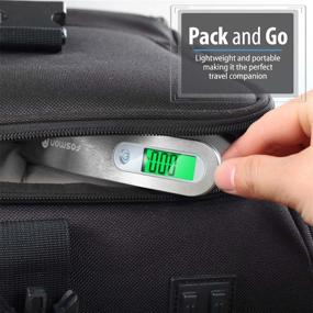 img 1 attached to 🧳 Fosmon Stainless Multi-Functional Digital Luggage