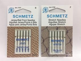 img 2 attached to 🧵 Bundled Schmetz Sewing Machine Needles for Stretch and Knitwear Fabrics - 5 Stretch and Jersey Ball Point Needles Included