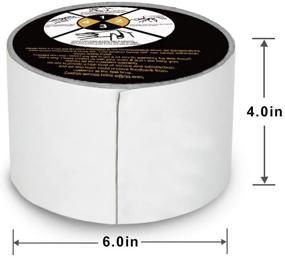 img 3 attached to E-SDS RV Sealant Tape – 4 Inch x 50 Foot Roofing Tape for RV Repair, Window, Boat Sealing – UV & Weather-Resistant – Camper Roof Leaks Fix – White