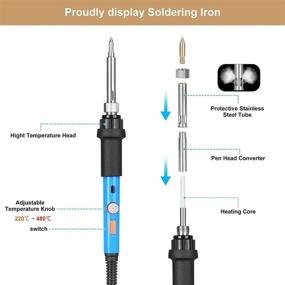 img 3 attached to Professional Soldering Adjustable Pyrography Embossing