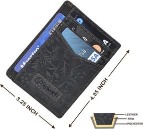 img 1 attached to Valenchi Pocket Minimalist Wallet 🧳 - Compact and Convenient Pocket Companion