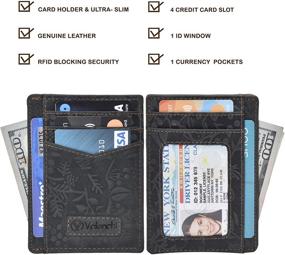 img 2 attached to Valenchi Pocket Minimalist Wallet 🧳 - Compact and Convenient Pocket Companion
