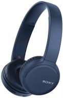 🎧 ultimate audio experience: sony wireless headphones wh-ch510 - bluetooth on-ear headset with mic for phone-calls, in blue (renewed) logo