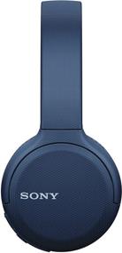 img 2 attached to 🎧 Окончательное звуковое восприятие: беспроводные наушники Sony WH-CH510 - гарнитура Bluetooth надушевая с микрофоном для телефонных звонков, синего цвета (восстановленные).